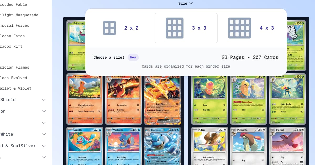 Binder View Screenshot